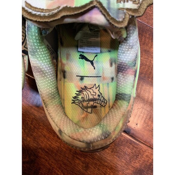 Puma x Collina Strada Women's Mostro Sneaker Green Faded Plaid New Size 8.5 | 39 - Picture 14 of 15